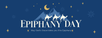 Sparkling Epiphany Day Facebook Cover Design