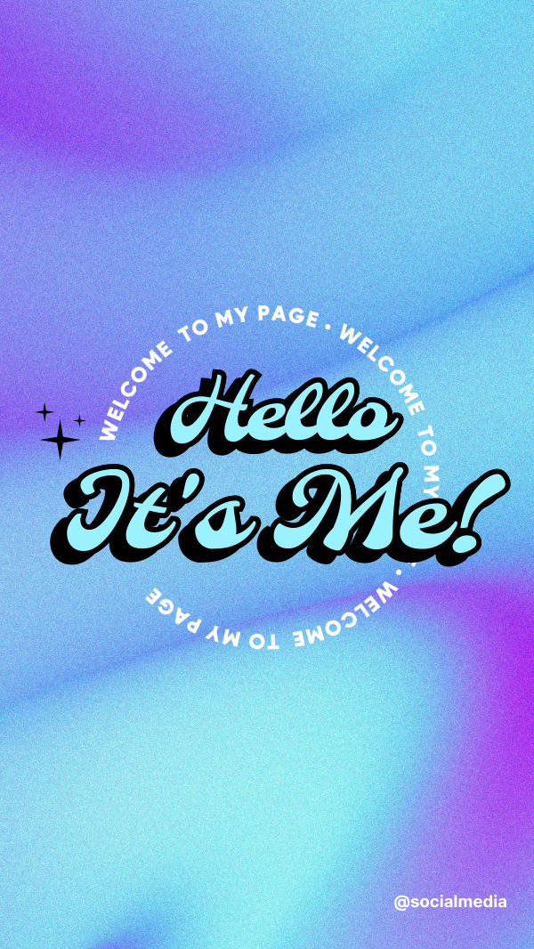 Disco Hello Instagram Story Design Image Preview