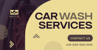 Minimal Car Wash Service Facebook ad Image Preview