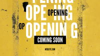 Grunge Opening Facebook event cover Image Preview