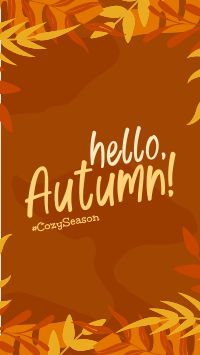 Hello Cozy Season Instagram story Image Preview