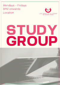 Chill Study Group Flyer Design