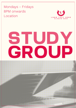 Chill Study Group Flyer Image Preview