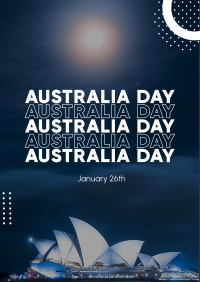 Australia Scenery Poster Design