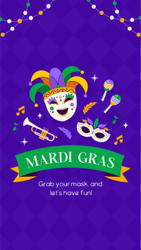 Mardi Gras Celebration Instagram reel Image Preview