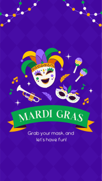 Mardi Gras Celebration Instagram Reel Preview