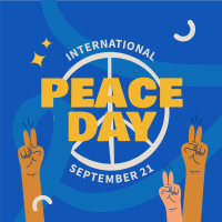 Peace Day Instagram Post Design