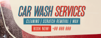 Auto Clean Car Wash Facebook cover Image Preview