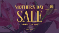 Sale Mother's Day Flowers  Facebook Event Cover Design