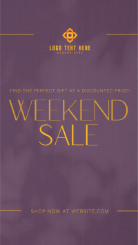 Minimalist Weekend Sale YouTube short Image Preview