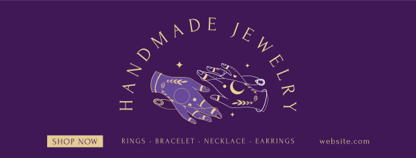 Handmade Jewelry Facebook Cover Design