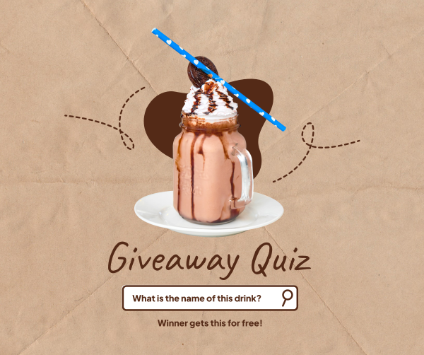 Giveaway Quiz Facebook Post Design Image Preview