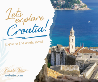 Beautiful Places In Croatia Facebook post Image Preview