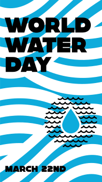 World Water Day Waves YouTube short Image Preview