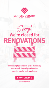 Closed for Renovations TikTok Video Image Preview