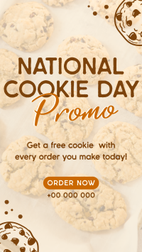 Cookie Day Discount Facebook Story Design