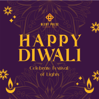 Happy Diwali Greeting Instagram post Image Preview