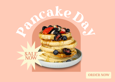 Pancake Day Postcard Image Preview