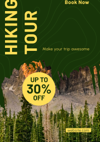 Hiking Tour Poster Design