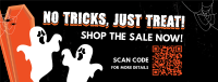 Spooky Halloween Treats Facebook Cover Design