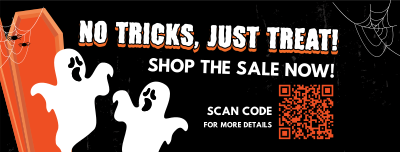 Spooky Halloween Treats Facebook cover Image Preview
