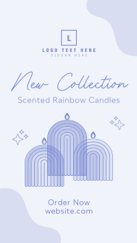 Rainbow Candle Collection Instagram reel Image Preview