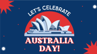 Let's Celebrate Australia Day Facebook Event Cover Design