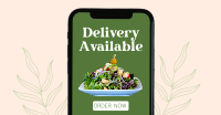 Healthy Delivery Facebook Ad Design