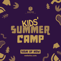 Quirky Summer Camp Instagram Post Image Preview