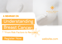 Breast Cancer Seminar Postcard Image Preview