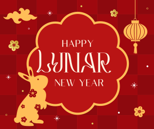 Lunar New Year Rabbit Facebook post Image Preview