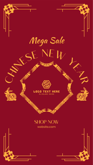 Chinese Year Sale Instagram story Image Preview