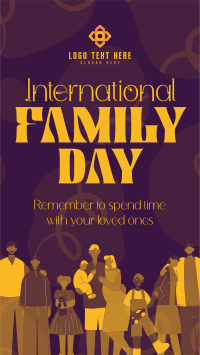 International Day of Families TikTok Video Design