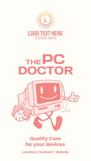 The PC Doctor Instagram story Image Preview