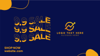 9.9 Wavy Sale Facebook Event Cover Image Preview
