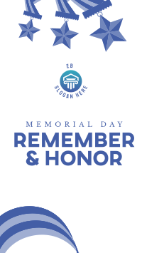 Memorial Day Facebook story Image Preview