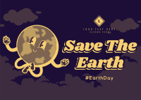 Modern Earth Day Postcard Image Preview