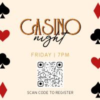 Casino Night Elegant Instagram Post Image Preview