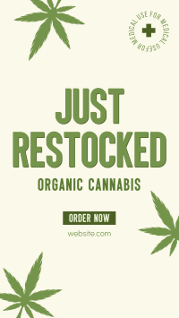 Cannabis on Stock Instagram Story Design