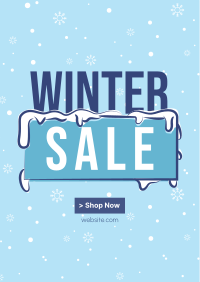 Winter Sale Deals Poster Design