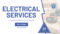 Anytime Electrical Solutions Facebook Event Cover Design