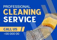 Deep Cleaning Services Postcard Design