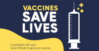 Vaccines Save Lives Facebook ad Image Preview