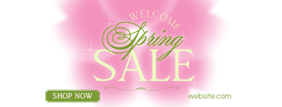 Blossom Spring Sale Facebook cover Image Preview