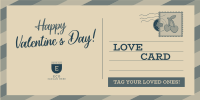 Valentine's Day Postcard Twitter post Image Preview