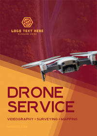 Flying Drone Poster Image Preview