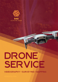 Flying Drone Poster Image Preview