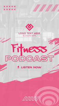 Grunge Fitness Podcast Instagram Reel Design