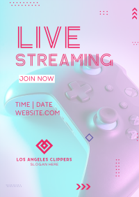 Live Gaming Flyer Image Preview