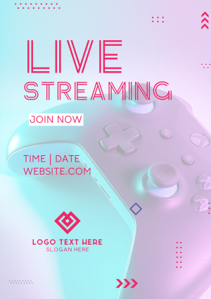 Live Gaming Flyer Image Preview